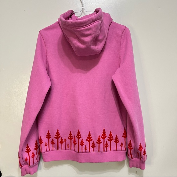LIKE NEW! Vintage Burton Trees Women's Hoodie Size Medium - Picture 4 of 7